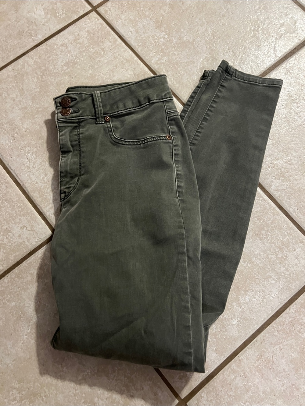 Maurices Olive Green Skinny Pants